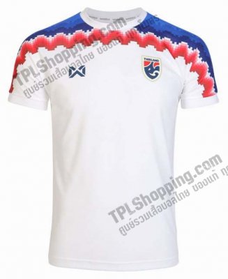 เสื้อบอลไทย เสื้อฟุตบอลไทย เสื้อเชียร์ทีมชาติไทย 2023 (Cheer Version) สีขาว 