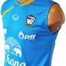เสื้อซ้อมทีมชาติไทย เสื้อทีมชาติไทย แขนกุด 2012-2013 แกรนด์สปอร์ต สีฟ้า