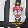เสื้อเอสซีจี เมืองทอง ยูไนเต็ด ปักดาว 3 แชมป์ (เสื้อเมืองทอง 3 แชมป์) ปี 2012-2013 ทีมเยือน สีขาวดำ