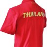เสื้อโปโลทีมชาติไทย Grand Sport ปี 2012 สีแดง สกรีน THAILAND สีทอง