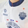 เสื้อบุรีรัมย์ ยูไนเต็ด Buriram United 2013-2014 ทีมเยือน สีขาว ติดธงชาติไทย