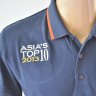เสื้อโปโลบุรีรัมย์ ยูไนเต็ด ปีฤดูกาล 2013-2014 ปัก ASIA'S TOP 10 สีกรมท่า Limited Edition