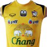 เสื้อซ้อมทีมชาติไทยแขนกุด 2013-2014 สีเหลือง