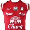 เสื้อซ้อมทีมชาติไทยแขนกุด 2013-2014 สีแดง