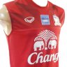 เสื้อซ้อมทีมชาติไทย แขนกุด 2015-2016 สีแดง
