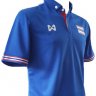 เสื้อโปโลเชียร์ทีมชาติไทย Warrix 2016 สีน้ำเงิน(เพิ่มธงชาติ) รุ่น PW01