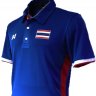 เสื้อโปโลเชียร์ทีมชาติไทย Warrix 2016 สีน้ำเงิน(เพิ่มธงชาติ) รุ่น PW02