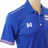 เสื้อโปโลเชียร์ทีมชาติไทย Warrix 2016 สีน้ำเงิน (เพิ่มธงชาติ) แบบมีกระเป๋า รุ่น PW03