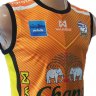 เสื้อซ้อมทีมชาติไทย แขนกุด Warrix TS01 2017 สีส้ม ล่าสุด