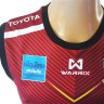 เสื้อซ้อมทีมชาติไทย แขนกุด Warrix TS01 2017 สีแดง ล่าสุด