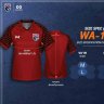เสื้อเชียร์ทีมชาติไทย 2018 โลโก้ใหม่ สีแดง ทรงผู้หญิง (WC-53) 