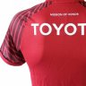 เสื้อเชียร์ทีมชาติไทย 2018 โลโก้ใหม่ สีแดง ทรงผู้ชาย (WC-53) ติดสปอนเซอร์