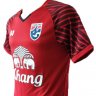 เสื้อเชียร์ทีมชาติไทย 2018 โลโก้ใหม่ สีแดง ทรงผู้ชาย (WC-53) ติดเฟล็กช้าง 