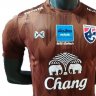 เสื้อซ้อมทีมชาติไทย 2020 (W20-02) ใหม่ล่าสุด สีน้ำตาล