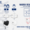 หน้ากากผ้า Warrix Reusable Hydro-Tech Mask V.2 สีขาว
