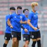 กางเกงฟุตบอลทีมชาติไทย 2022/2023 รุ่น Aero Training Shorts สีดำ 